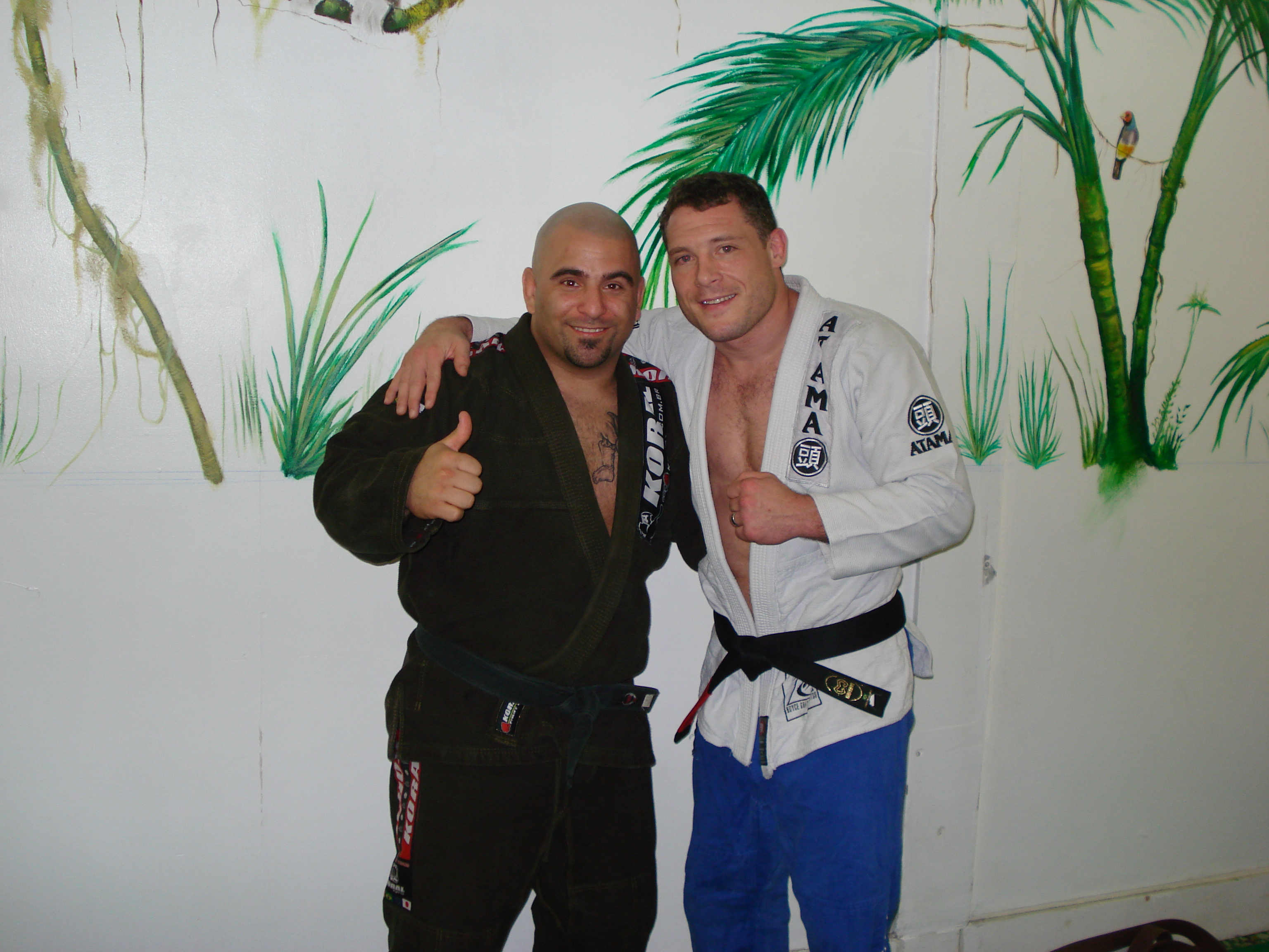 Master Chim with Rob Kahn on Black Belt day, January 2007